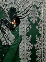 Premium Lawn Jacquard Barosha 3-Piece Suit