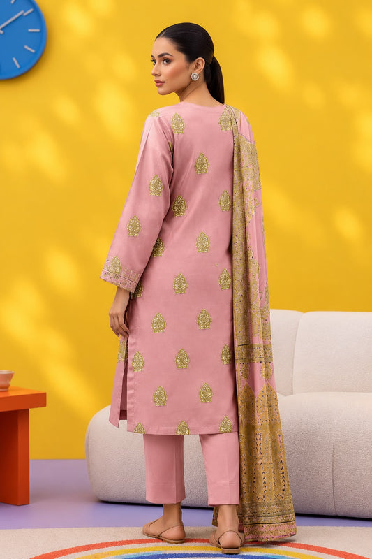 Indian Banarsi Brosha 3-Piece Unstitched Collection- Allow to Open Parcel