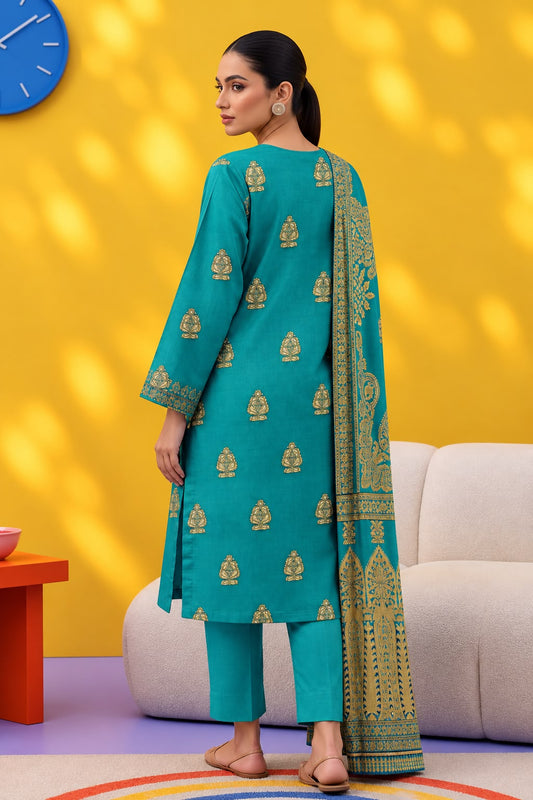 Indian Banarsi Brosha 3-Piece Unstitched Collection- Allow to Open Parcel