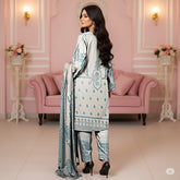 Premium Lawn Jacquard Barosha 3-Piece Suit