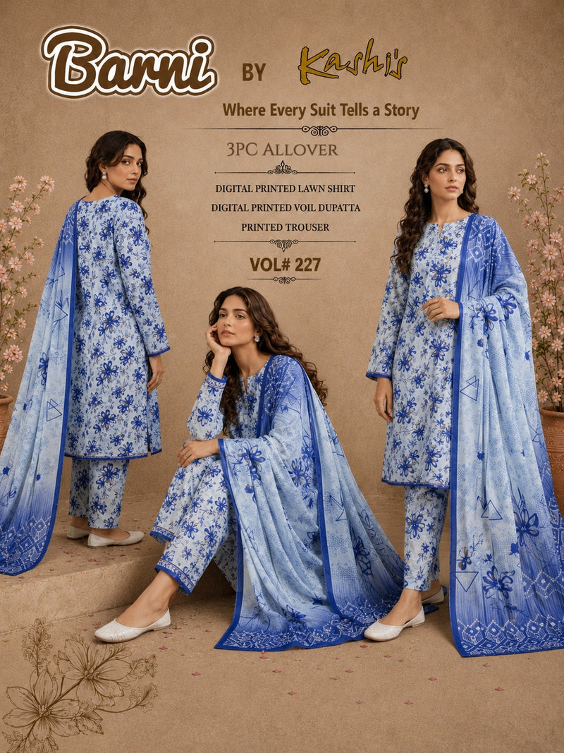 Barni 3piece  Lawn suit