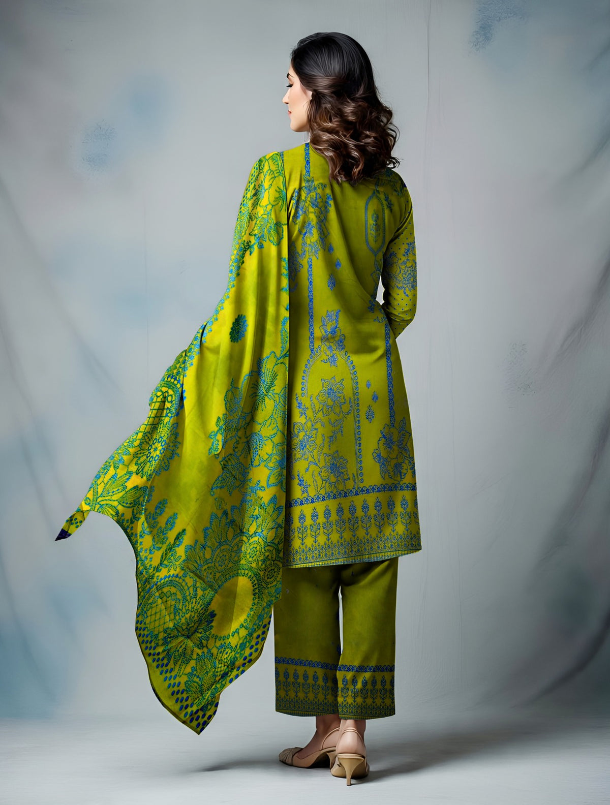 Barni 3piece  Lawn suit