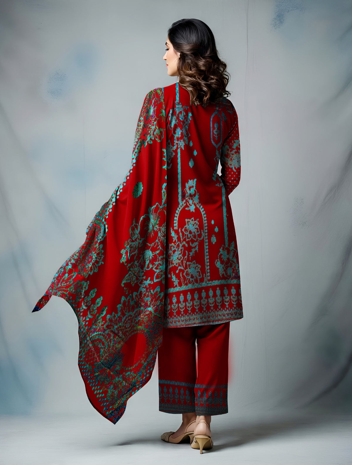Barni 3piece  Lawn suit
