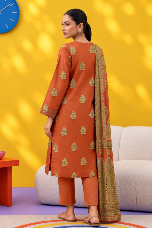 Indian Banarsi Brosha 3-Piece Unstitched Collection- Allow to Open Parcel
