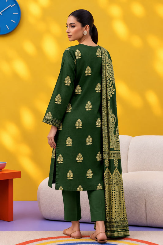 Indian Banarsi Brosha 3-Piece Unstitched Collection- Allow to Open Parcel