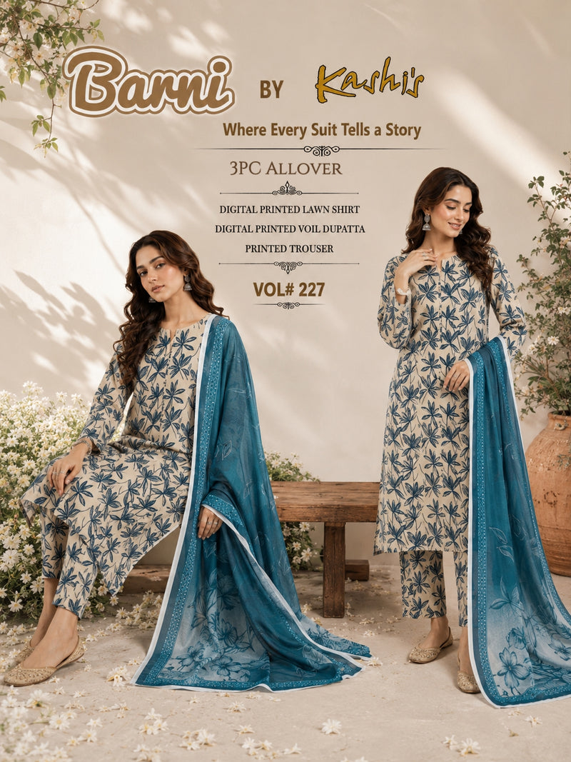 Barni 3piece  Lawn suit