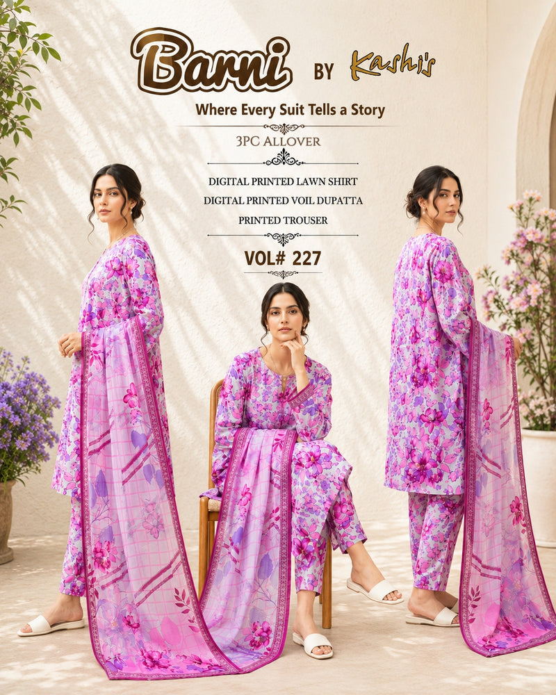 Barni 3piece  Lawn suit