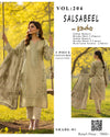 SALSABEEL – Indian Banarsi Brosha 3-Piece Unstitched Collection