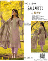 SALSABEEL – Indian Banarsi Brosha 3-Piece Unstitched Collection