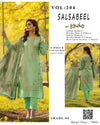 SALSABEEL – Indian Banarsi Brosha 3-Piece Unstitched Collection