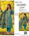 SALSABEEL – Indian Banarsi Brosha 3-Piece Unstitched Collection